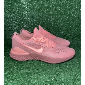 Nike Epic React Flyknit 2 Women's Size 9.5 Rust Pink Running Shoes Gym Sneakers